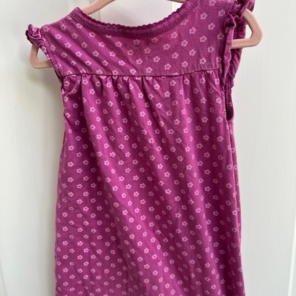 Vintage Babies R Us 24M/2T Purple Butterfly Short Sleeve Snap Bottom Romper - Picture 3 of 4